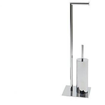 ANDREA HOUSE Soporte Papel/ESCOB. CROM. 20X20X72