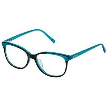 Sting VST117520AHV Gafas, Shiny Black Top+Turquoise, 52/16/140 para Mujer