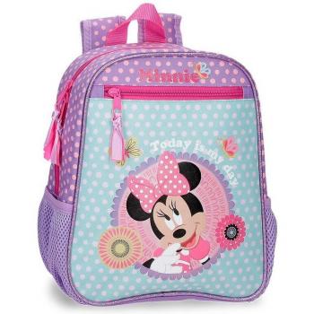 Mochila Infantil Disney Minnie Today is my day 28cm en color Lila