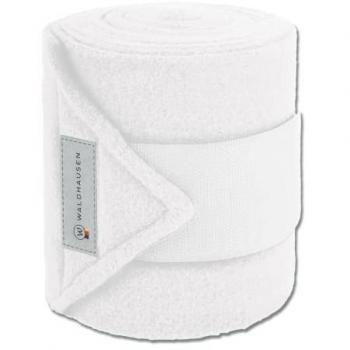 Vendas de Polo para Caballo Waldhausen Basic, 4 unidades, Fleece, Color Blanco