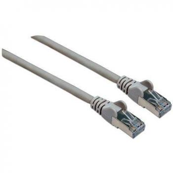 Intellinet PATCHKABEL RJ45 S/FTP CAT6 0.5M LSOH HEBELS. Grau