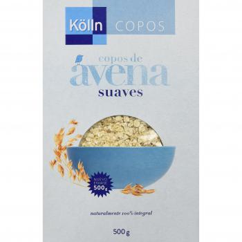 Kölln Copos de Avena Integral Original, Paquete Multipack de 7 Unidades x 500g, Total 3.5 Kg