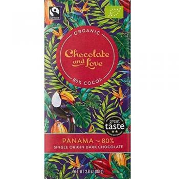 Tableta de Chocolate Oscuro Panamá 80% Orgánico - 80 g