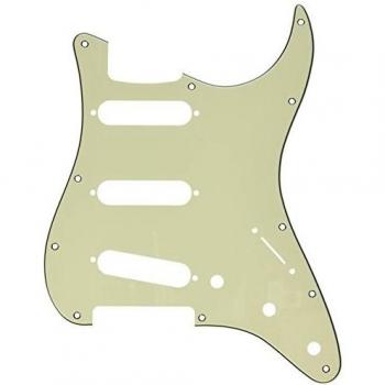 Fender 11-Hole Mint Green SSS Stratocaster Pickguard - Modern Style 3-Ply