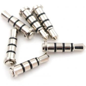 Enchufe a prueba de polvo conector para auriculares 3,5mm tecla inteligente Mi botón clic rápido para teléfono Xiaomi 1 unidad
