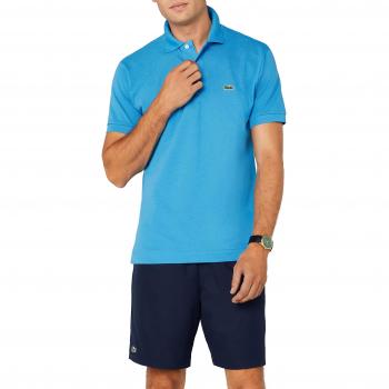 Lacoste Classic Fit Regular Polo Shirt L.12.12 in Ibiza Blue