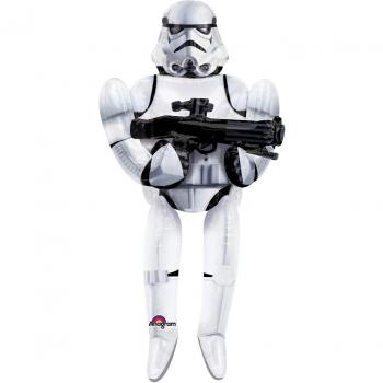 disney Stormtrooper Airwalker Helio Foil Balloon Supershape 33 x 70 83cm x 177cm