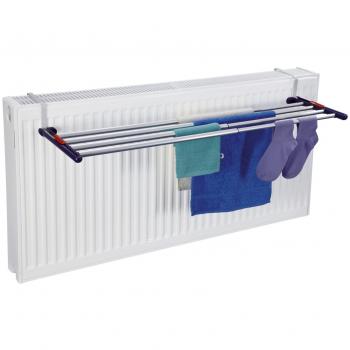 Leifheit Tendedero Colgante Quartett 42, Tendedero Extensible de Aluminio, Tendedero de Ropa Apto para Uso en Interiores y Exteriores