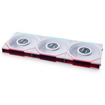 Lian-Li UNI TL LCD Pack de 3 Ventiladores Suplementarios 120mm Blanco