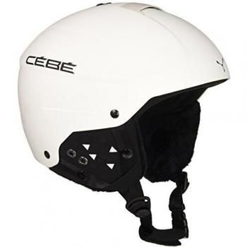 Cébé Element Cascos de ski, Unisex Adulto, Matte White Black, Small 56-58 cm