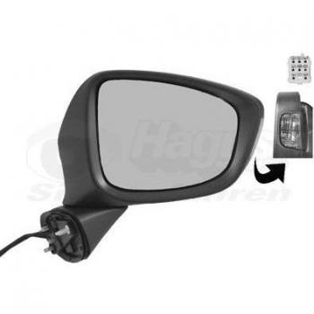 Espejo retrovisor VAN WEZEL 2780818, tipo: espejo retrovisor, características: diseño específico para vehículos, incluye soporte de montaje, acabado en color negro, cristal convexo para mayor visibilidad, compatible con modelos específicos de