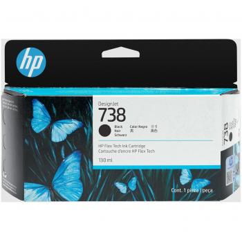 HP No 738 Black Standard Capacity Ink Cartridge 130ml - 498N4A
