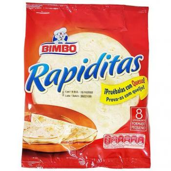 FAJITAS RAPIDITAS BIMBO 168 GR.