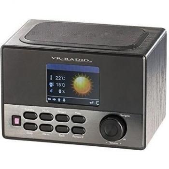 VR de radio Wi-Fi internet Radio de caja IRS de 600 con despertador y estación de carga USB