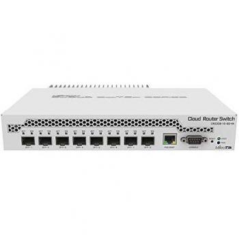 MikroTik Cloud Router Switch DC 800mhz 512MB RAM, 1xGigabit LAN, CRS309-1G-8S+IN