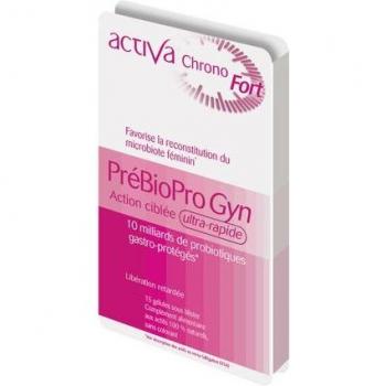 Activa Chrono Fort Prebiopro Gyn 15 Gélulas y Gel 15ml