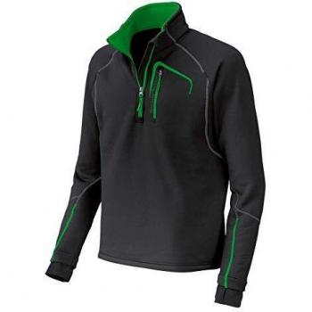 Trangoworld Navan Pullover, Hombre, Negro/Verde Helecho, S