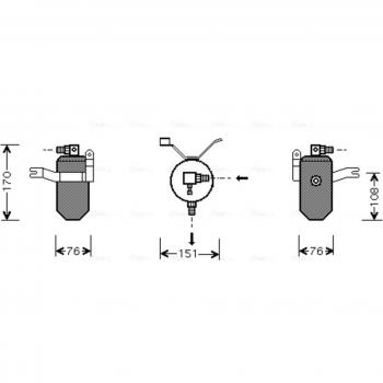 Secador deshidratante y aire acondicionado AVA COOLING CND184