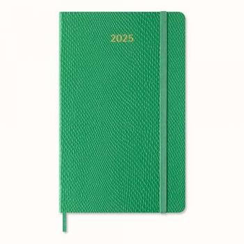 Agenda Moleskine Precious and Ethical 2025, semana vista, tapa blanda, grande (5 x 8.25 pulgadas), color verde, 144 páginas