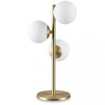 Lámpara de Mesa Perlage TL3 3 Luces Globo Cromo G9 370 lm 3000K