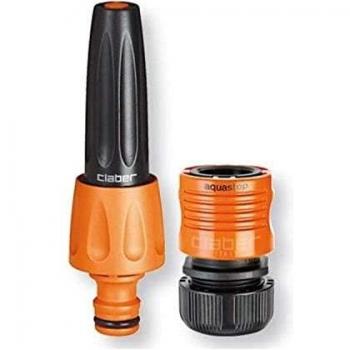 Kit de Riego Claber 8800 con Lanza y Raccordo Aquastop 1/2 para Irrigación Eficiente