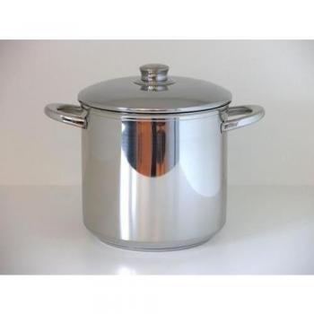 Alza Olla Alta Acero Inoxidable Noblesse 28 Cms