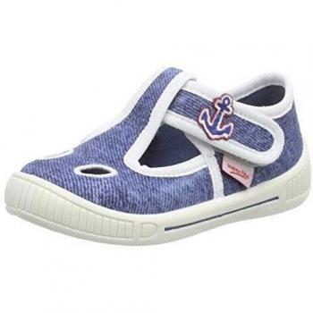 Superfit BULLY - Zapatillas de estar por casa de lona para niño azul Blau