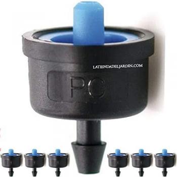 Goteros Turbulentos de Riego iDROP 500 Unidades - Caudal 2,1 l/h, Apertura a 0,5 Bar, No Desmontables, Filtración Recomendada 120 Mesh