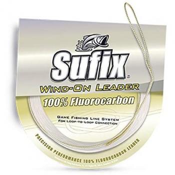 Sufix Wind On Leader 100% Fluorocarbon 10 MTS Diametro 24 kg / 50 LB