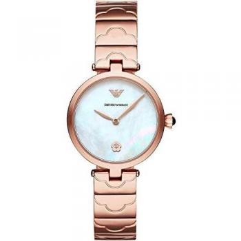 Armani Reloj Mujer Analogico Cuarzo con Correa de Acero inoxidable AR11236