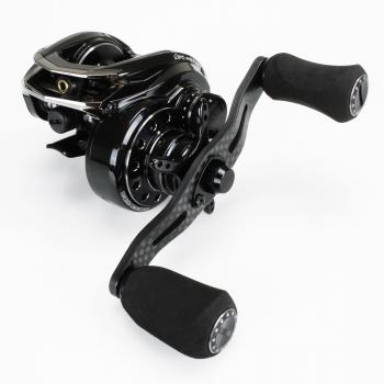 Abu Garcia Revo Mgx II - Carrete de Perfil bajo para Zurdos, Unisex, Color Negro, Talla única