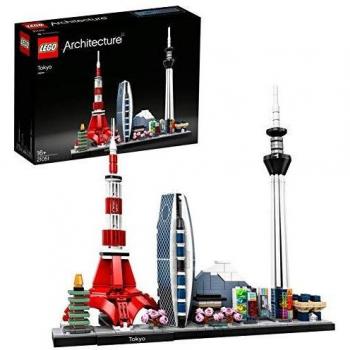LEGO Architecture - Tokio, Maqueta para Montar el Skyline de la Ciudad Japonesa, Set de Construcción Coleccionable, Recomendado a Partir de 16 Años