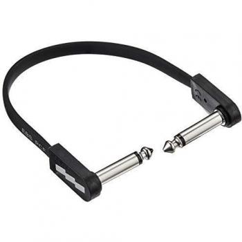 Cable de Parche Plano EBS PCF-DL18 DLX 0,18m para Efectos de Guitarra