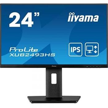 Iiyama ProLite XUB2493HS-B5 23.8 LED IPS Full HD 75Hz Monitor with Pivot Function and USB Hub