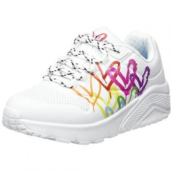 Zapatillas Niña Skechers Uno Lite Spread The Love Color Blanco Talla 28 Unisex
