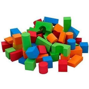 ColorBaby - Mochila con 74 bloques de goma EVA COLOR BLOCK