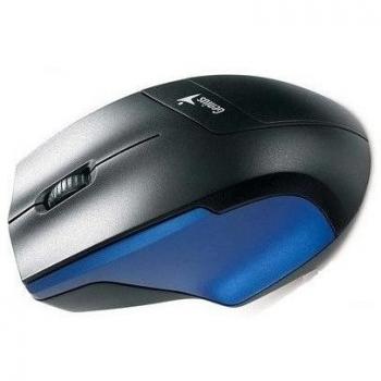 Genius NS-6015 - Ratón (USB, Negro, Azul, Baterías, Windows 8, Windows 8 Enterprise, Windows 8 Enterprise x64, Windows 8 Pro, Windows 8 Pro x64, Windows, Mac OS X 10.4 Tiger, Mac OS X 10.5 Leopard, Mac OS X 10.6 Snow Leopard, Mac OS X 10.7 Lion, Mac OS 