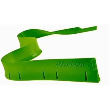 silikomart Free Bake Banda de Silicona con 33 imanes y 4 Formas de cartón, Otros, Verde, 110 x 5,5