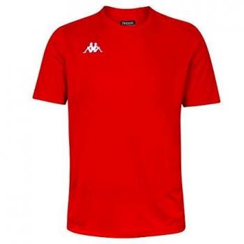 Kappa ROVIGO SS Camiseta de equipación, Hombre, Rojo/Blanco, 2XL