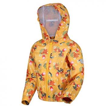 Regatta Kids Water Repellent Peppa Pig Muddy Puddle Waterproof Jacket Glowlight Floral, Size: 2-3 Years - Sale