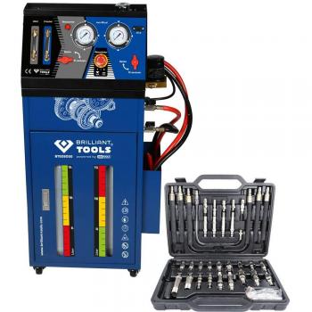 Aparato de lavado de cajas de cambios automáticas con juego de adaptadores de 35 piezas