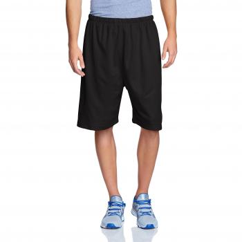 Urban Classics Men's Black Mesh Basketball Shorts