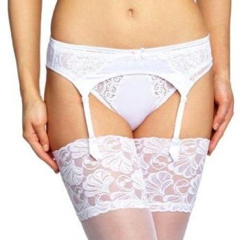 Triumph - Ligueros para mujer, talla 62, color Blanco 003