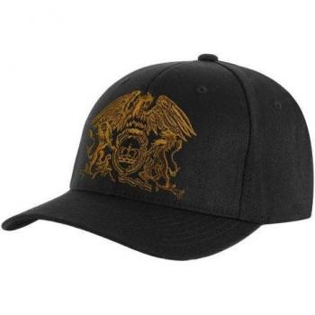 Gorra de béisbol Queen Unisex Adult Classic Crest Negro/oro One Size