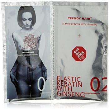 Trendy Hair Elastic Keratin With Ginseng 1 Application Tratamiento Capilar - 2 x 50 ml