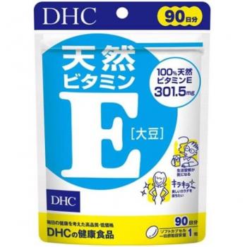 DHC Natural Vitamin E Soybean Soft Capsules - 90 Day Supply