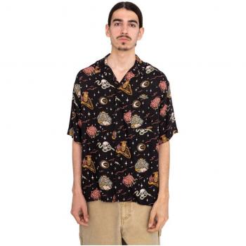 Camisa de Hombre Element Resort de Manga Corta Floral Saturn Talla L