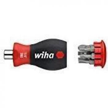 WIHA 33736 - Destornillador con cargador magnético 3801-01 Stubby 1/4'' Ref. 380101