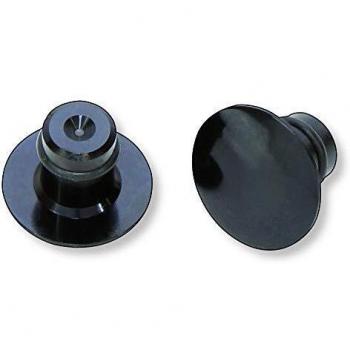 Highsider CNC Motorcycle Mirror Caps Ø M10, Matte Black