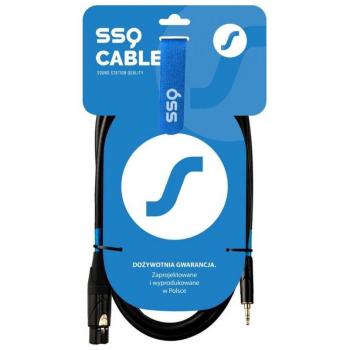 Cable adaptador XLR hembra a jack estéreo 3.5 mm SSQ xlrmi5 y Cable USB Sound station quality (SSQ) SS-2072 Negro 5 m